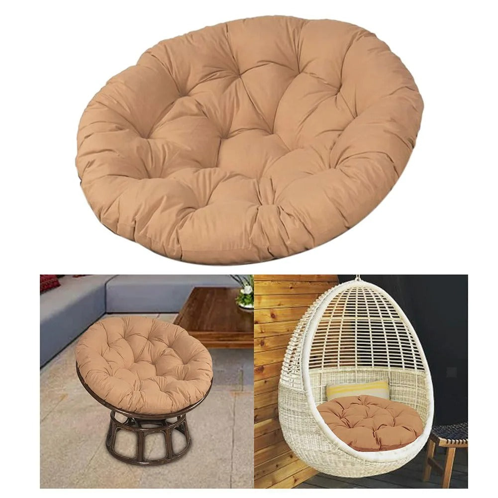 Grand coussin d'assise rond et moelleux - Ø60 cm