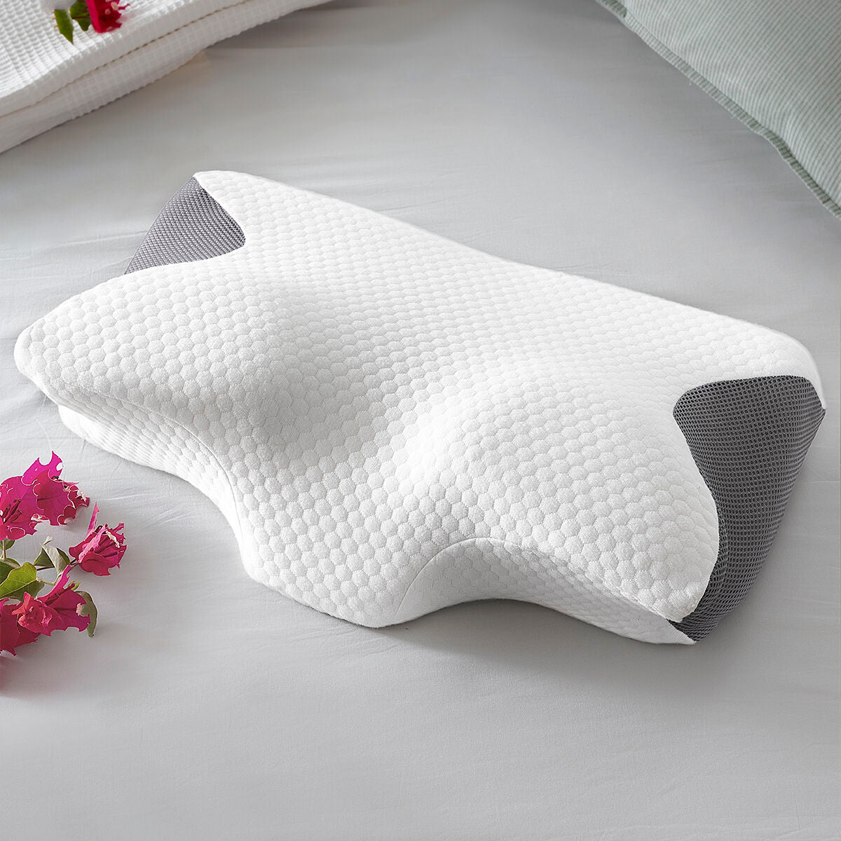 Coussin ergonomique anti ronflement