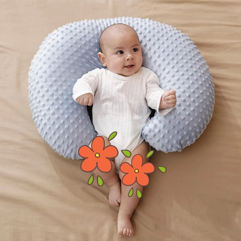 Coussin d'allaitement en forme de croissant de lune