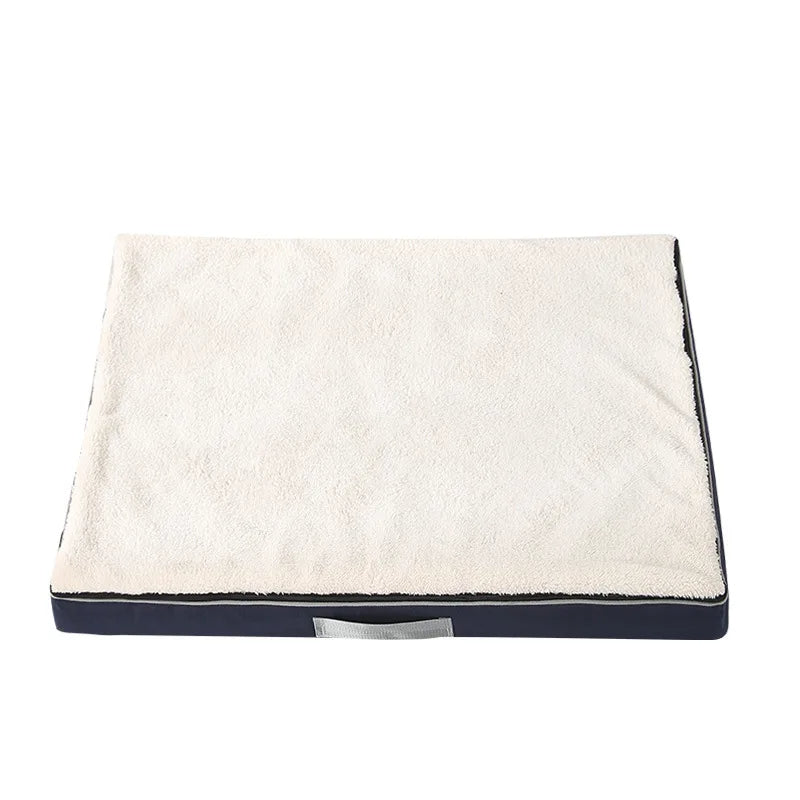 Coussin mémoire de forme chien avec une housse lavable