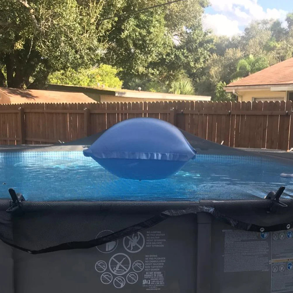Coussin piscine hivernage bleu et gonflable